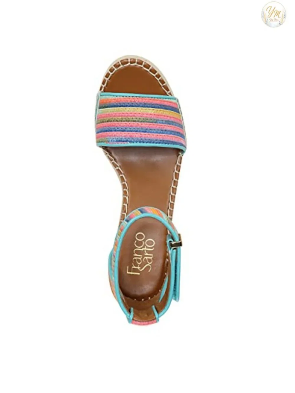 Franco Sarto Women's Espadrille Wedge Sandal Ankle Strap 3